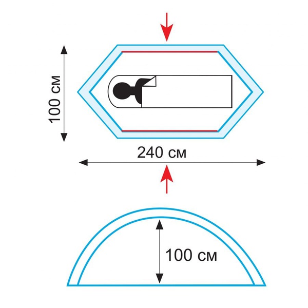 Палатка Tramp Bicycle light 1 V2