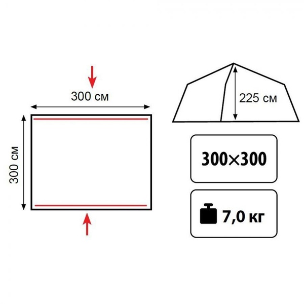 Палатка-шатер Tramp Lite Bungalow
