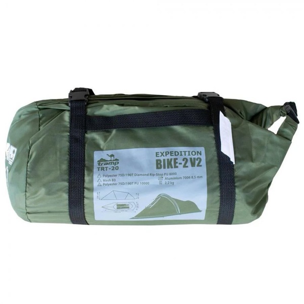 Палатка Tramp Bike 2 V2 зелёный