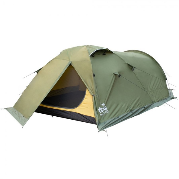 Палатка Tramp Cave 3 V2 зелёный