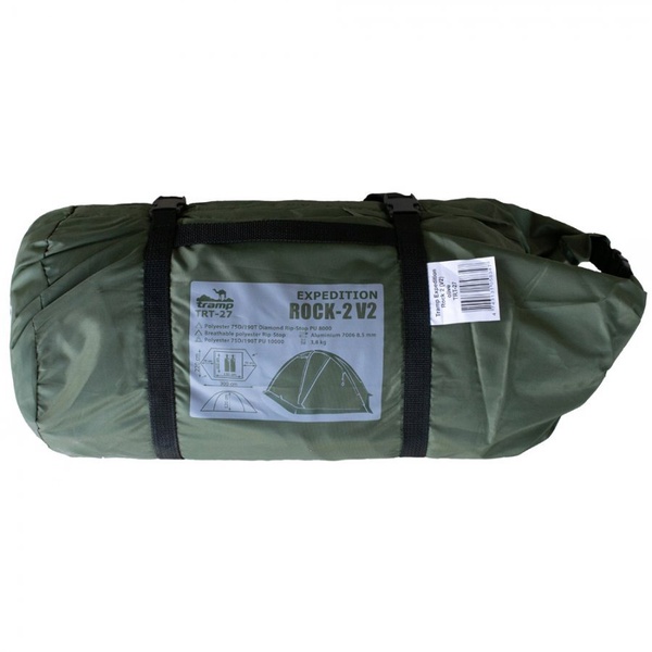 Палатка Tramp Rock 2 V2 зелёный