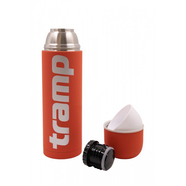 Термос Tramp Soft Touch оранжевый, 1 л