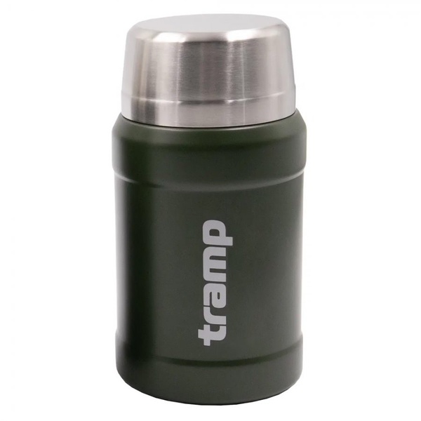 Термос Tramp TRC-132 с широким горлом (с сумкой) 0,8 л оливковый
