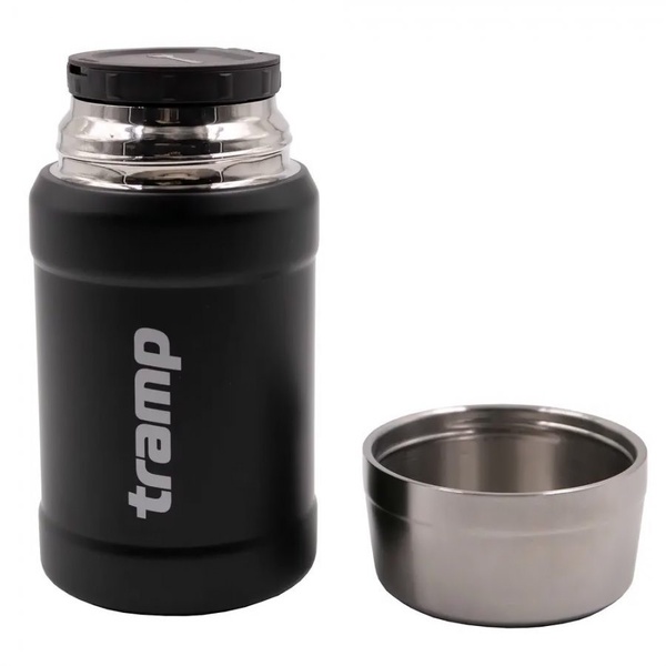 Термос Tramp TRC-132 с широким горлом (с сумкой) 0,8 л чёрный