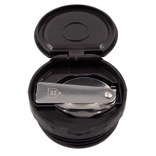 Термос Tramp TRC-132 с широким горлом (с сумкой) 0,8 л чёрный