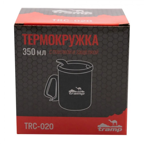 Термокружка Tramp TRC-020.12 (с поилкой и защелкой) оливковый