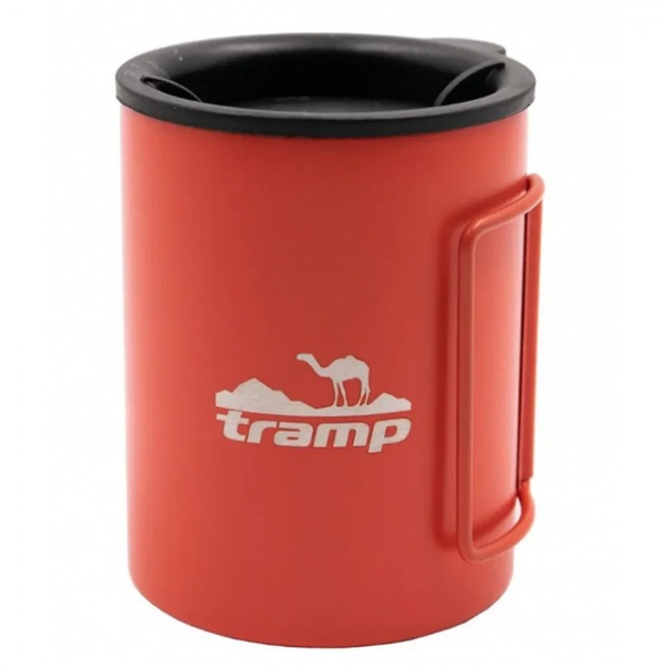 Термокружка Tramp TRC-136.17 (со складными ручками и поилкой) терракотовый, 0,3 л