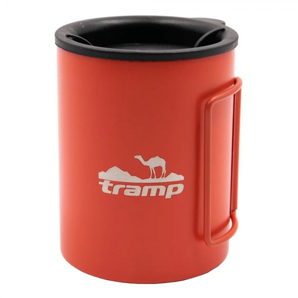 Термокружка Tramp TRC-137.17 (со складными ручками и поилкой) терракотовый, 0,4 л