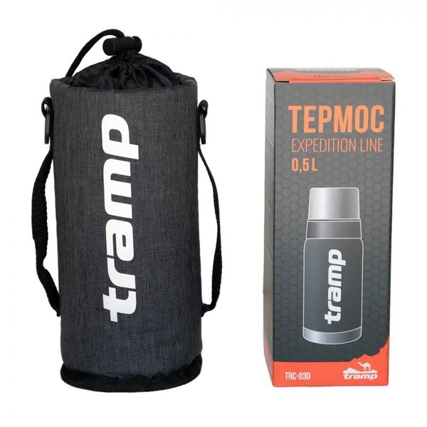 Термочехол Tramp серый, для термоса 0.5 л