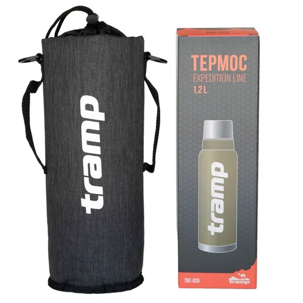 Термочехол Tramp серый, для термоса 1,2 л