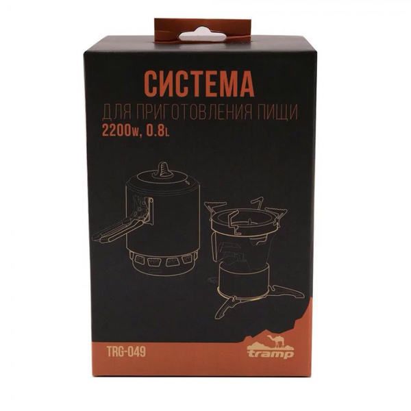 Система для приготовления пищи Tramp оранжевый, 0.8л