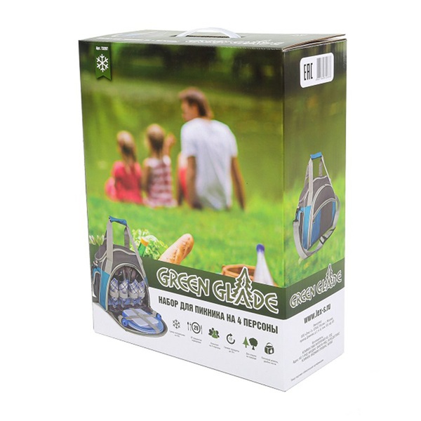 Набор для пикника Green Glade 3207 (30 предметов, 10л)