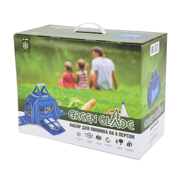 Набор для пикника Green Glade 3655 (46 предметов, 25л)