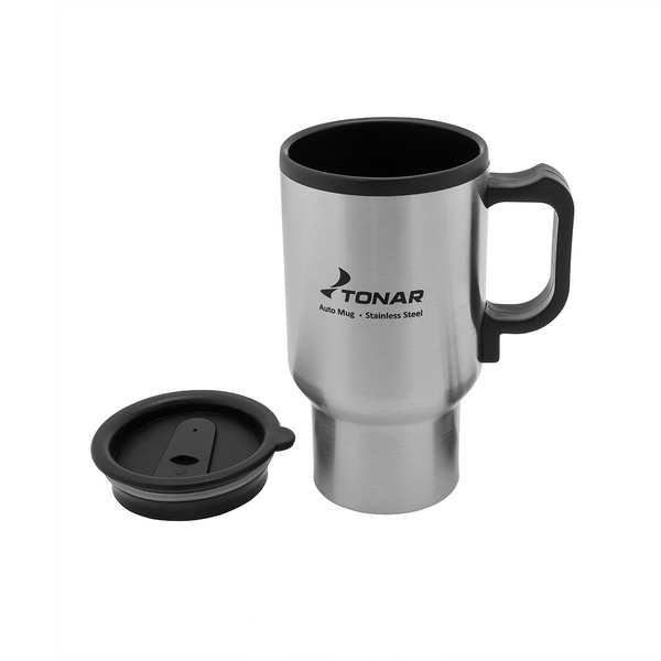 Термокружка Тонар T.TK-001K-450 ( пласт.крышка, 450 мл)