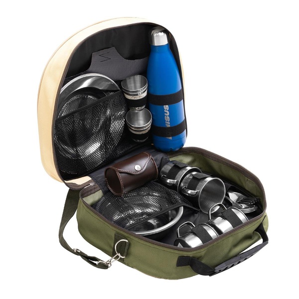 Набор для пикника Premier Fishing PR-4-7 (4 персоны, с термобутылкой)