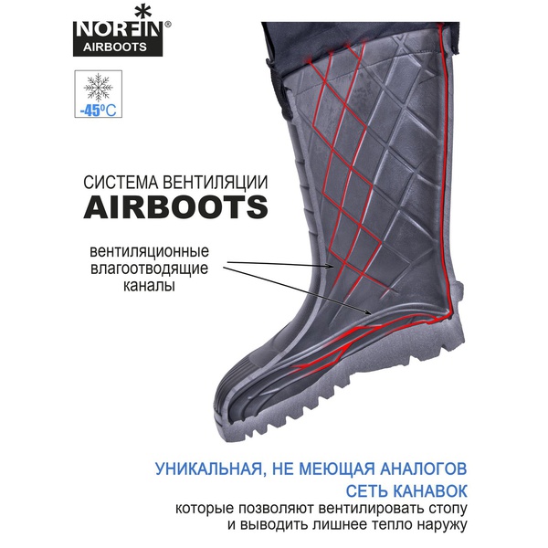 Сапоги Norfin Airboots с манжетами (-50°C)