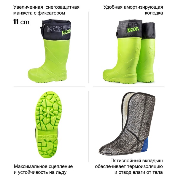 Сапоги Norfin Berings Neon