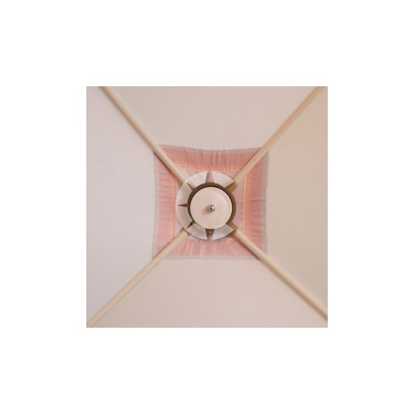 Палатка зимняя Следопыт Куб 1,5 х 1,5 м (1 слой) бело-оранжевый, Oxford 240D