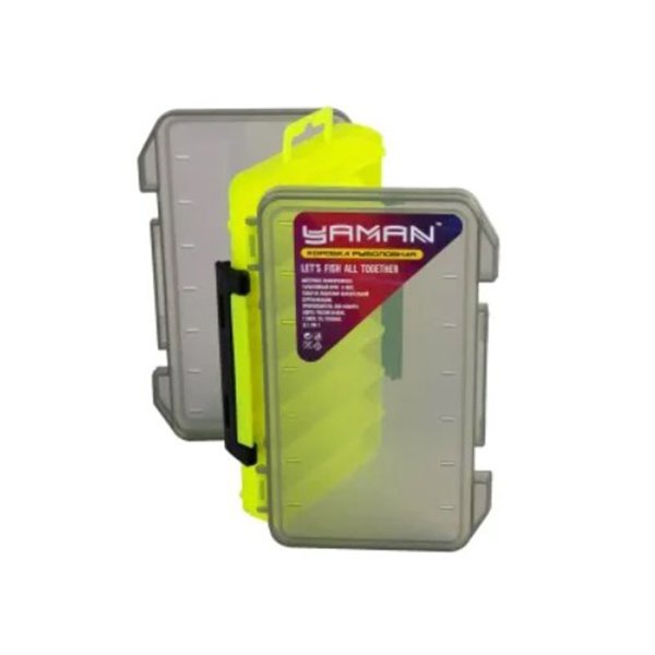 Коробка Яман для воблеров двухсторонняя 200х125х38 мм