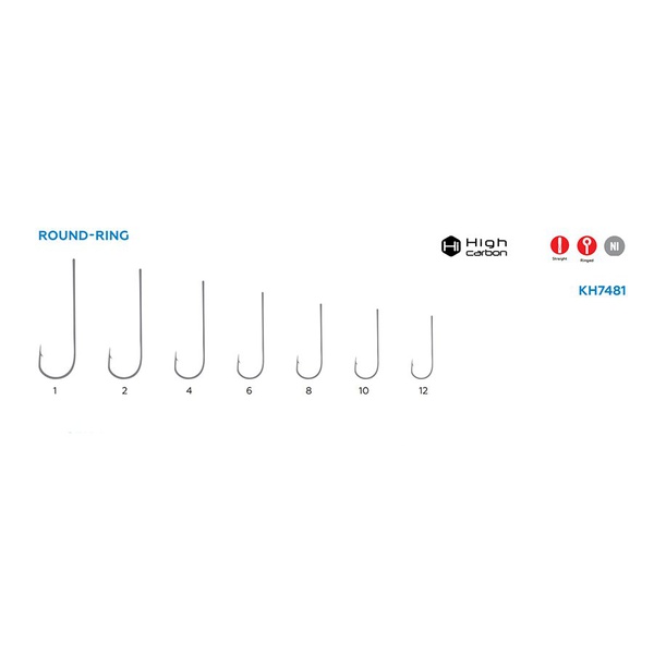 Крючок KOI Round-Ring (N, 10 шт) №6
