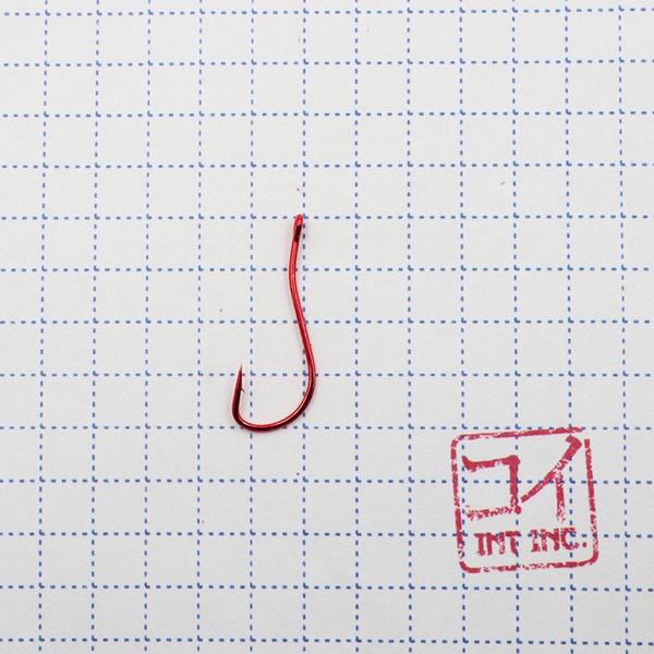 Крючок KOI Round-Ring-2BH (RED, 10 шт) №8