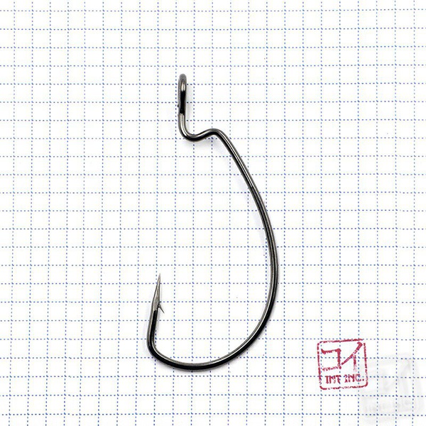 Крючок офсетный KOI Magna Super Lock Worm (NB, 2 шт) №12/0