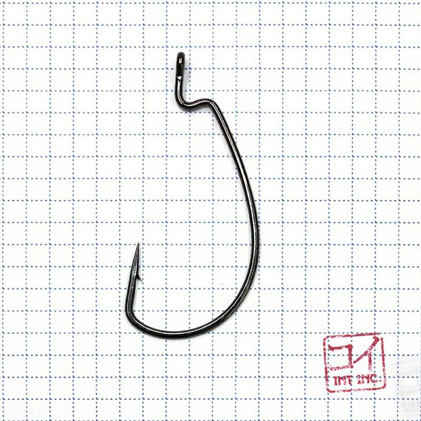 Крючок офсетный KOI Magna Super Lock Worm (NB, 5 шт) №6/0