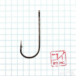 Крючок офсетный KOI Round Bend Worm (NB, 10 шт) №2/0