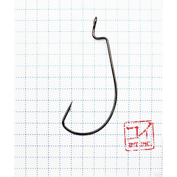 Крючок офсетный KOI Wide Range Worm (NB, 10 шт) №3/0