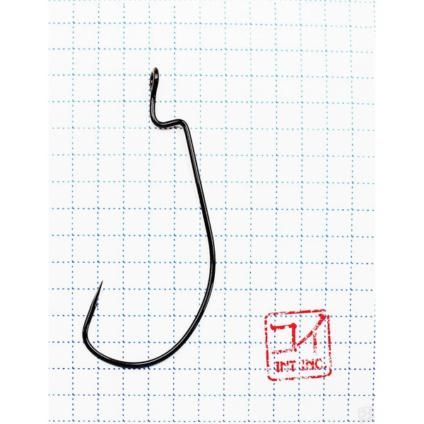 Крючок офсетный KOI Wide Range Worm (NB, 10 шт) №4/0