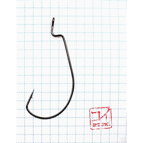 Крючок офсетный KOI Wide Range Worm (NB, 10 шт) №5/0