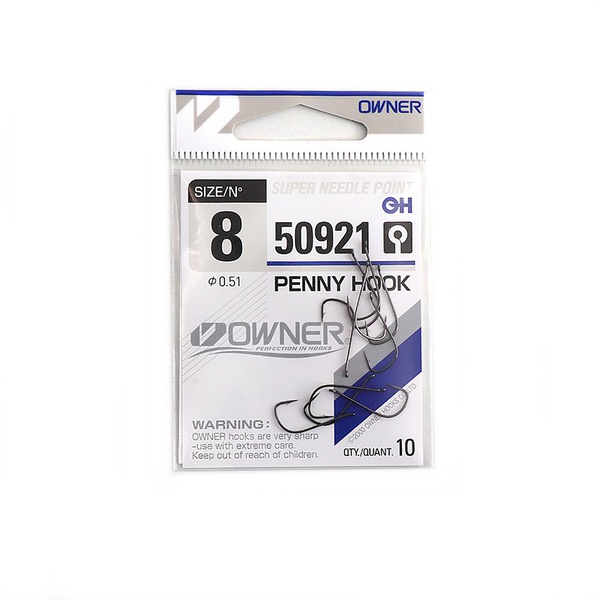 Крючок Owner Penny Hook BC №8 (10 шт)