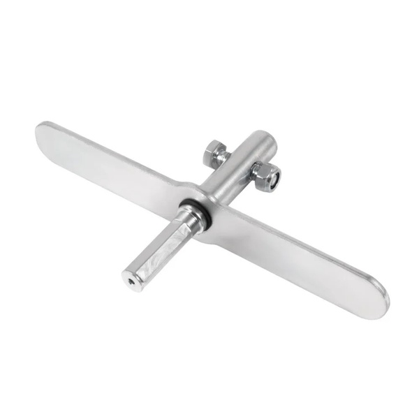 Адаптер Яман под шуруповерт, с планкой, d-15,5 мм, для ледобуров Волжанка и Nero