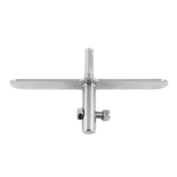 Адаптер Яман под шуруповерт, с планкой, d-15,5 мм, для ледобуров Волжанка и Nero