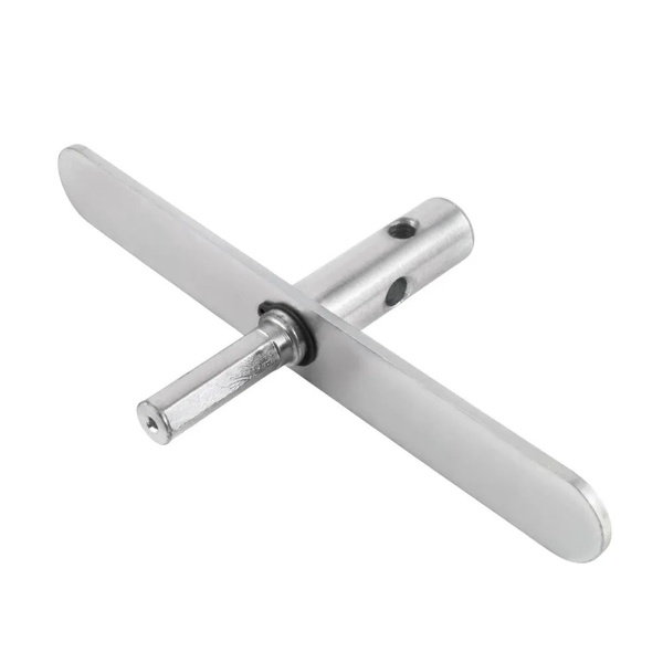 Адаптер Яман под шуруповерт, с планкой, для ледобуров Торнадо (d-19 мм)