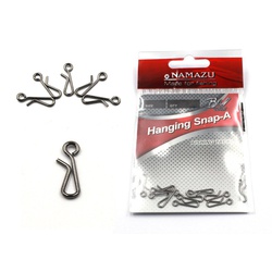 Застежка форелевая Namazu Hanging Snap-A (цв. BN) р.5 (10 шт)