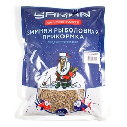 Прикормка Яман Winter Taste Гранулы 3мм, зимняя (700 г) Плотва (карамель)