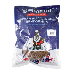 Прикормка Яман Winter Taste зимняя увлажненная (700 г) Карась (чеснок)