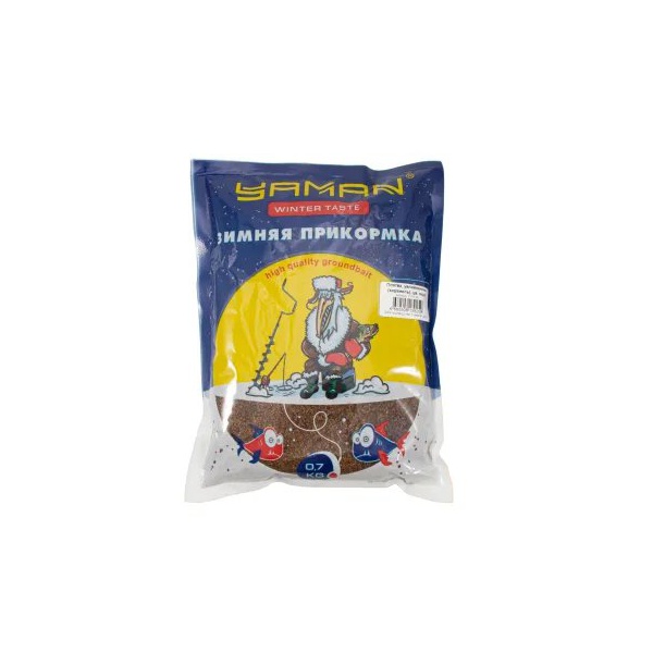Прикормка Яман Winter Taste зимняя увлажненная (700 г) Плотва (карамель)