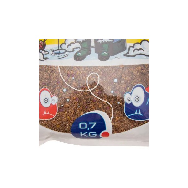 Прикормка Яман Winter Taste зимняя увлажненная (700 г) Плотва (карамель)