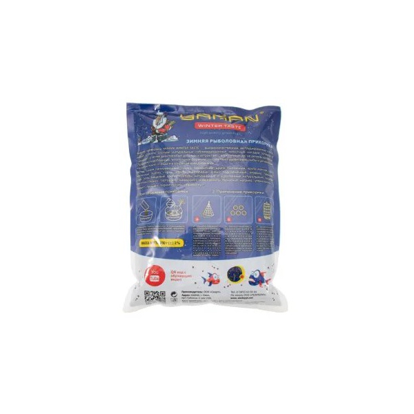 Прикормка Яман Winter Taste зимняя увлажненная (700 г) Лещ (бисквит)