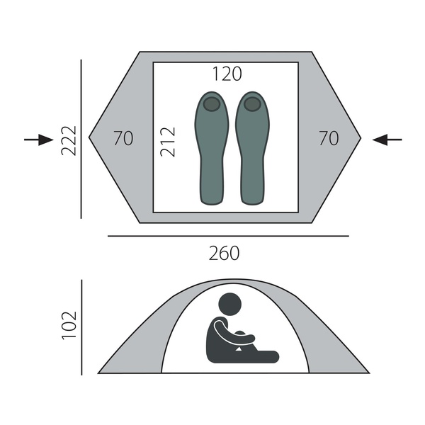 Палатка BTrace Micro