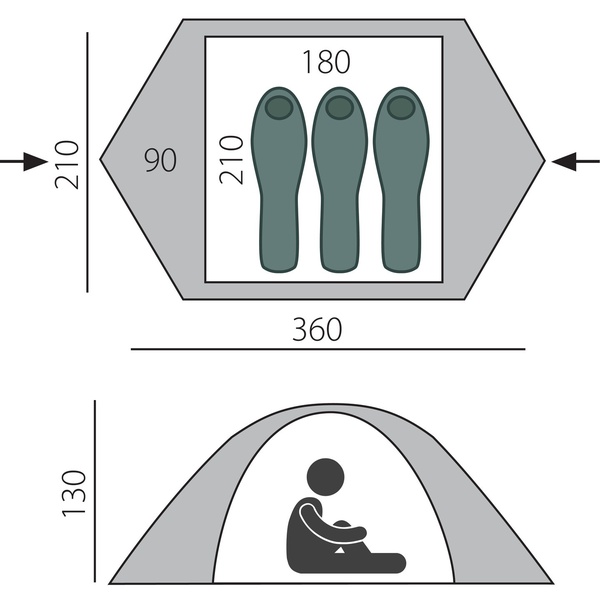 Палатка BTrace Strong 4