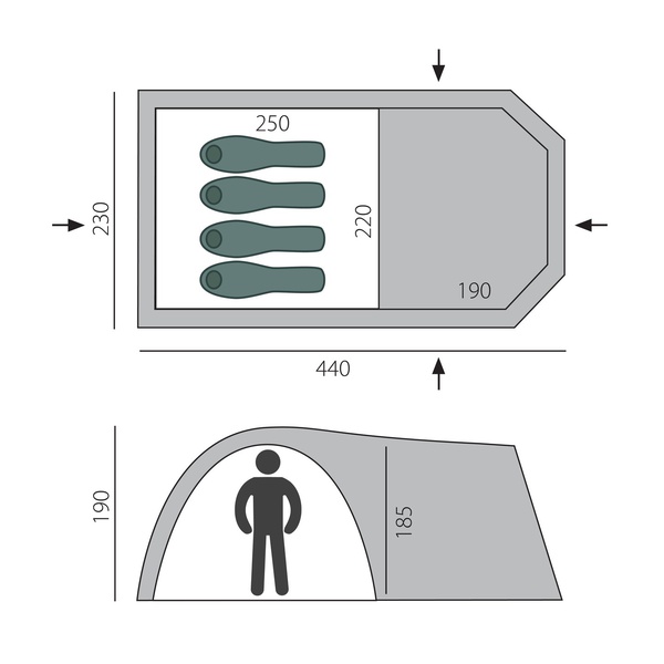 Палатка Btrace Osprey 4