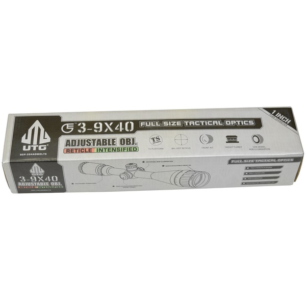 Прицел оптический Leapers 3-9x40 AO Full Size (отстр ,парал, подстветка кр./зел.)