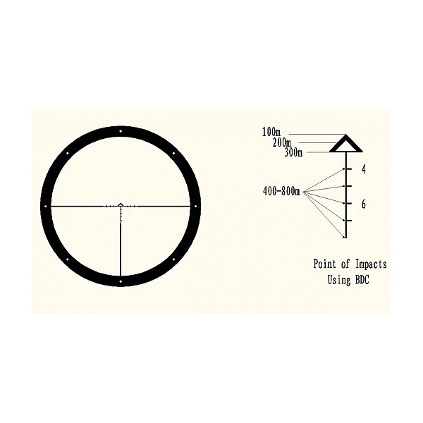 Прицел оптический ОхотАктив 1-4x24 Circle R31 (травл., подсветка)