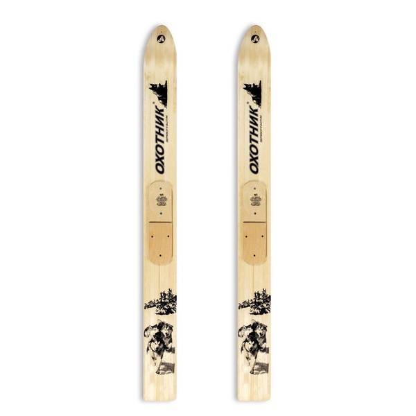 Лыжи Маяк Охотник деревянные (150 мм) 145 см