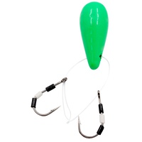 Приманка Яман Балда Булава-1 с плавающими крючками флуоресцентный зелёный, 18 г