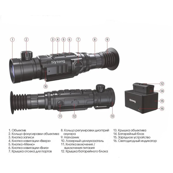 Прицел тепловизионный Sytong RM03-35 без дальномера (матрица 384*288, объектив 35мм)