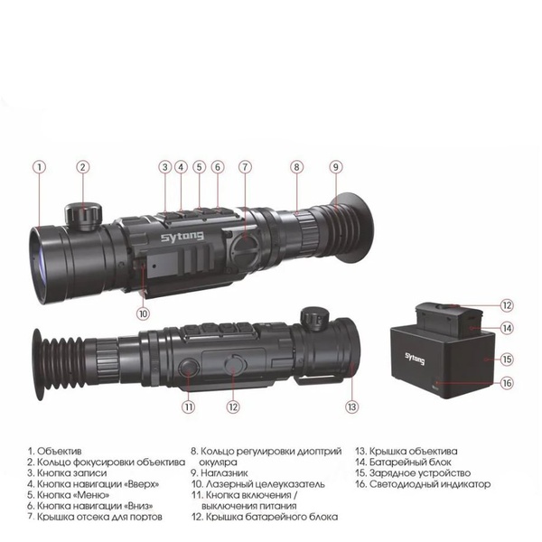 Прицел тепловизионный Sytong RM06-35 без дальномера (матрица 640*480, объектив 35мм)